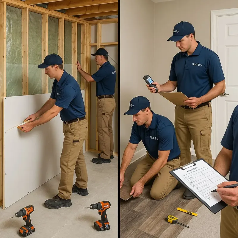 Repairs and Reconstruction process in White Pine, TN